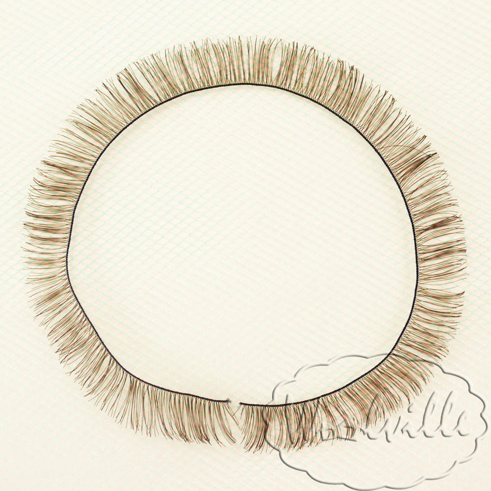 Реснички для игрушек коричневые 8 мм