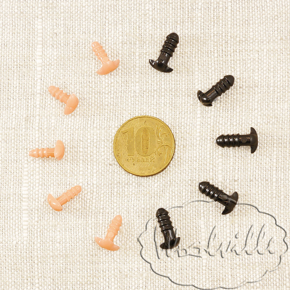 Носик для игрушек кошачий 10 мм