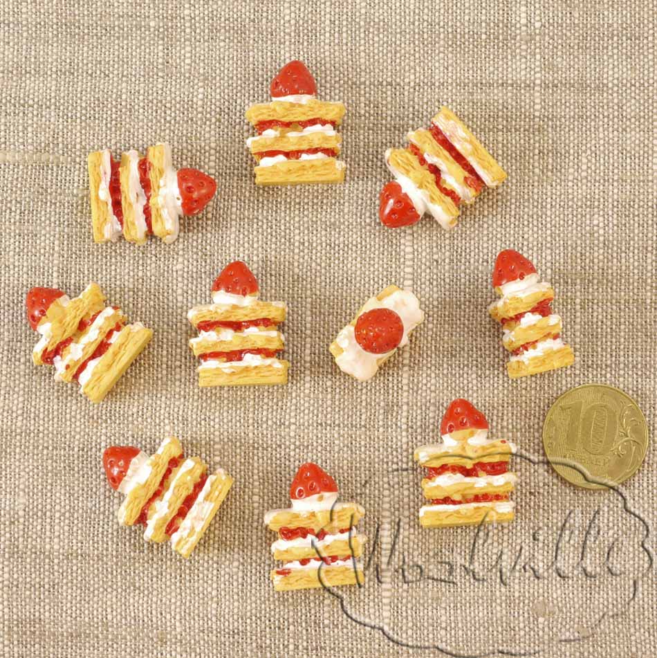 Миниатюра торт слоеный 27 мм