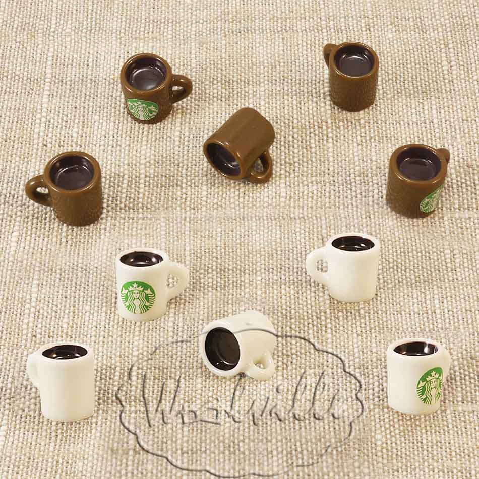 Кукольная миниатюра кружка кофе 15 мм