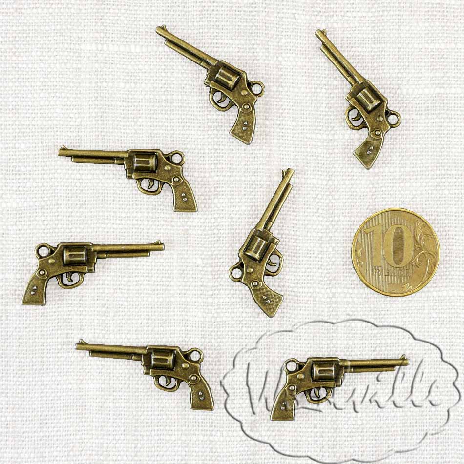 Кукольная миниатюра пистолет 35 мм