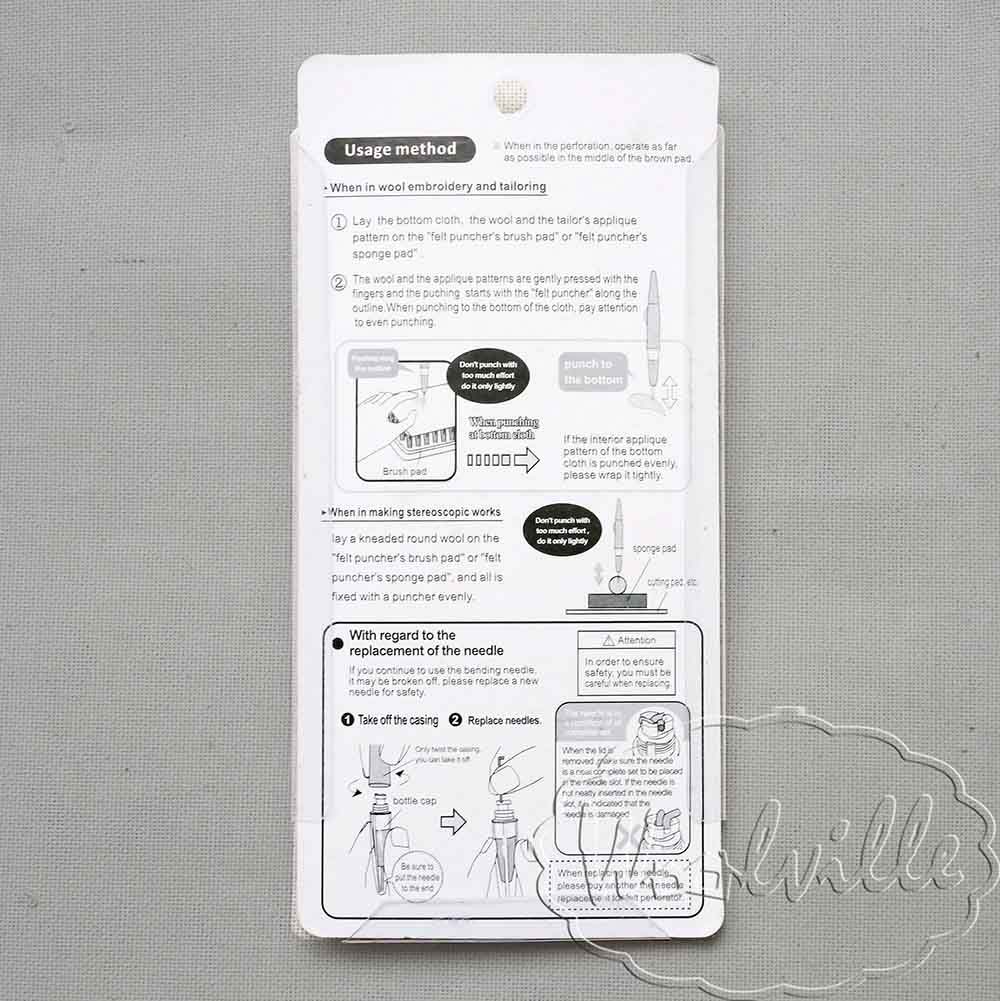 Держатель на три иглы синий