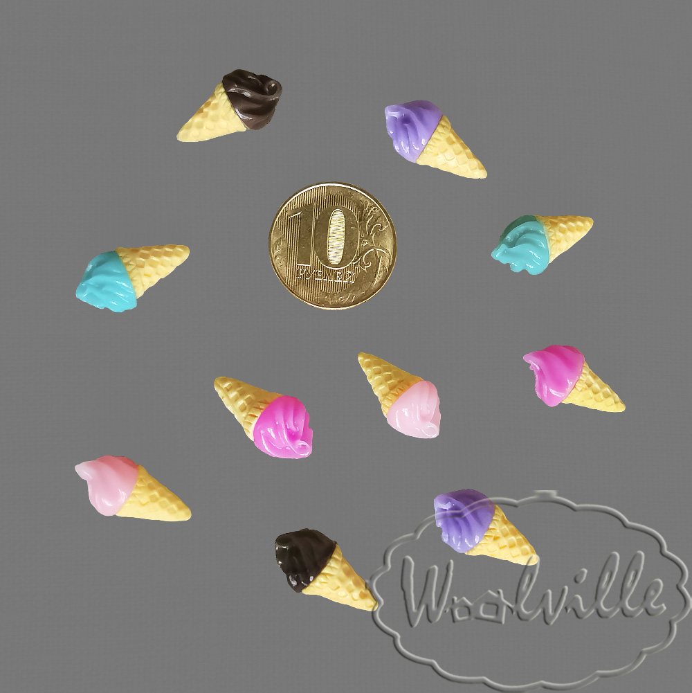 Миниатюра мороженое ягодное 20 мм