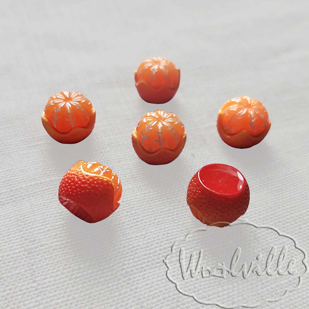 Кукольная миниатюра мандарин 16 мм