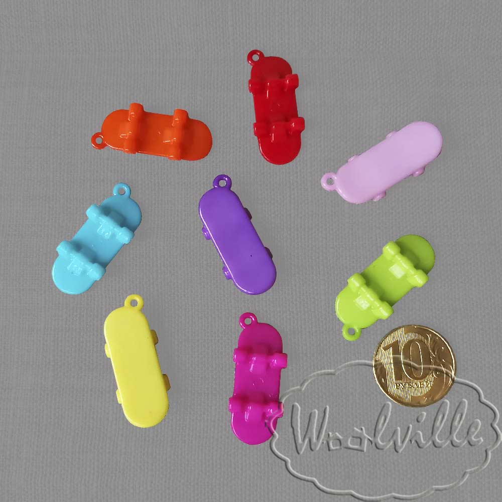 Кукольная миниатюра скейт 35 мм