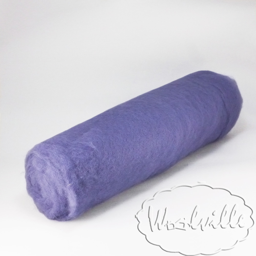 Шерсть кардочес сине-фиолетовый 10 гр