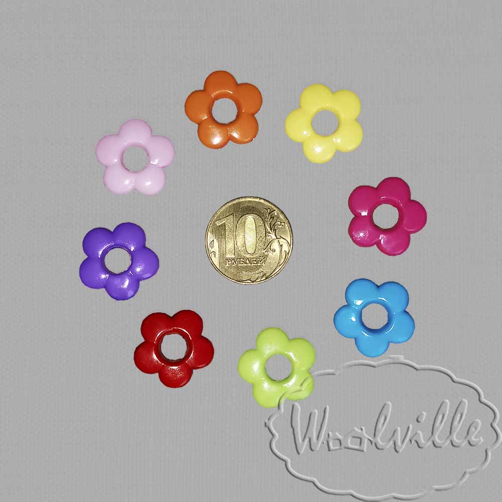 Бусина цветок 20 мм