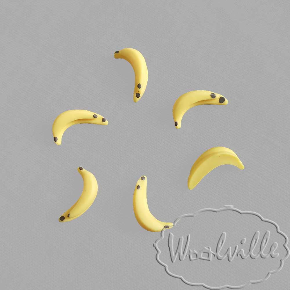 Кукольная миниатюра бананы 23 мм