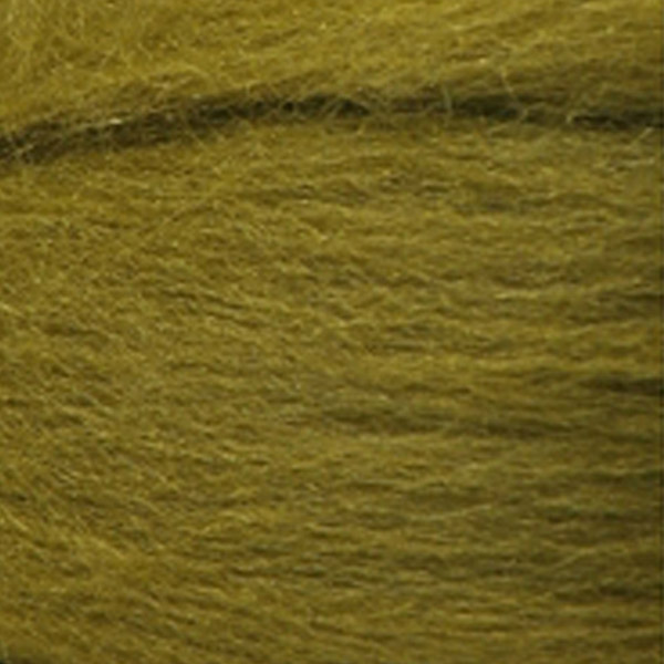 Семеновская полутонкая шерсть (топс) Зеленый янтарь 100 гр