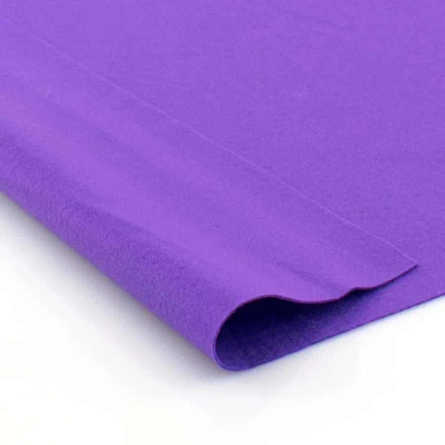 Фетр листовой 1 мм фиолетовый 30-45 см