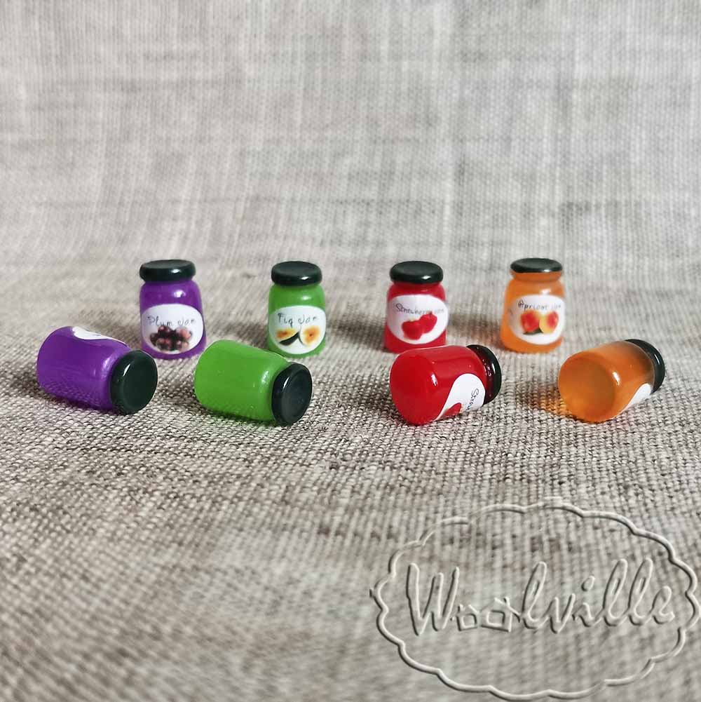 Миниатюра баночка с вареньем 15 мм