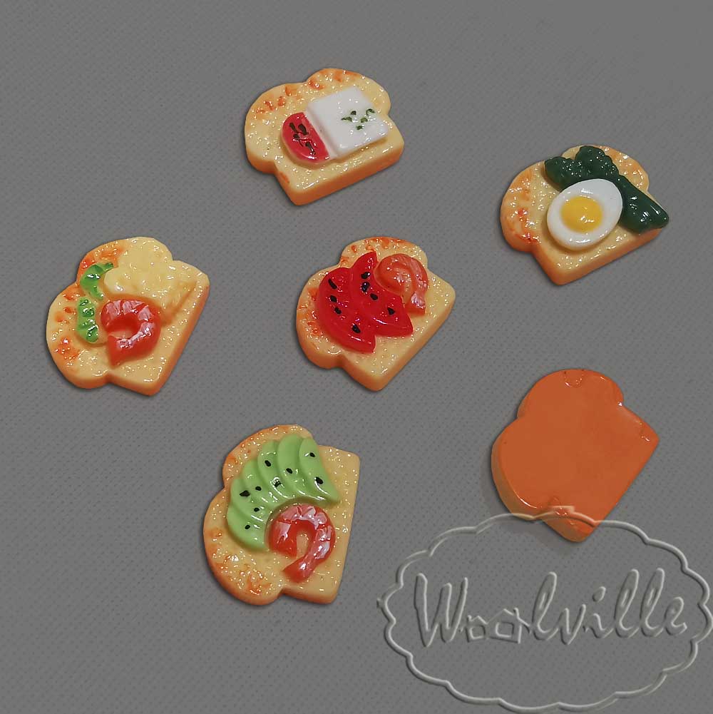 Кукольная миниатюра бутерброд 25 мм