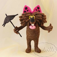 Игрушка Дюдюка Барбидокская Валяная игрушка Дюдюка Барбидокская