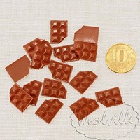 Миниатюра плитка шоколада 17 мм