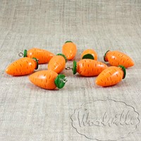 Кукольная миниатюра морковь 32 мм