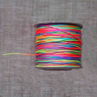 Шнур нейлоновый радуга 0,8 мм