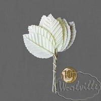 Миниатюра букет из листьев айвори