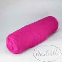 Шерсть кардочес пурпурно-розовый 10 гр