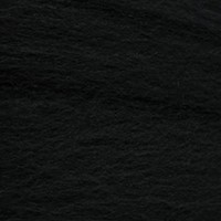 Семеновская полутонкая шерсть(топс) Черный 100 гр